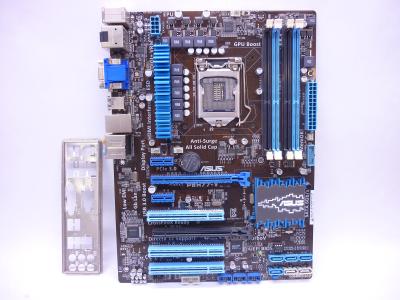 Материнская плата ASUS P8H77-V LGA 1155, Intel H77, 4x DDR3, 6x SATA, 2x pcie x16, 2x pcie x1, 24+8pin, ATX, заглушка