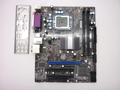 Материнская плата MSI G41M-P28 LGA775, Intel G41, 2x DDR3, 4x SATA, IDE, 1x pcie x16, 2x pci, 24+4pin, mATX, заглушка