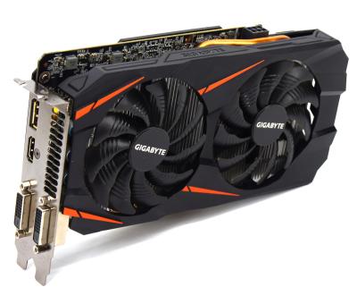 Видеокарта GIGABYTE WINDFORCE GeForce GTX 1060 OC 3Gb GDDR5 192bit, DirectX 12, OpenGL 4.5, 2x DVI, DP, HDMI, 6-pin, PCI-E x16 3.0, BOX
