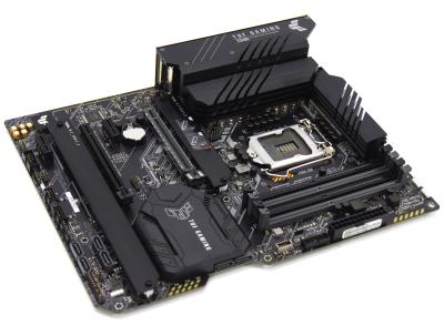 Материнская плата Asus TUF GAMING Z590-PLUS WIFI  LGA1200, 4xDDR4, 3xM.2, 6xSATA, 2x PCIe x16, 2x PCIe x1, 2.5G LAN, WiFi 6, BT5, USB-C, USB3.2, 24+8+4pin, ATX, OEM