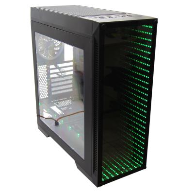 Корпус Gamemax Abyss TR Miditower, E-ATX, видео до 455 мм, кулер до 165 мм, front 2x USB 3.0, 2x USB 2.0, 2x Audio, сталь 0.8мм, FAN 3x 120mm
