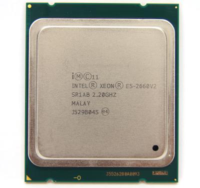 Серверный процессор Intel Xeon E5-2660v2 LGA2011, 10 ядер Ivy Bridge-EP, 20 потоков, частота 2.2-3.0GHz, cache L3 25MB, DDR3, 95W, OEM