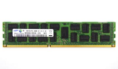 Серверная оперативная память DDR3 4GB REG Samsung RDIMM, REG ECC, 1066MHz, PC3-8500R, 1.3/1.5v, OEM