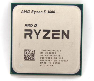 Процессор AMD Ryzen 5 3600 AM4, 6 ядер/12 потоков, Matisse , Zen2, 32 MB, 7 нм, 3.6-4.2Ghz