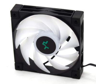 Вентилятор 120x120 DeepCool FC120 DF1202512CM 500-1800rpm, 17.8-56.5 dBm, 69.34CFM, гидродинаический, ARGB, PWM, вилка 7pin, разъем 7pin, специально для СЖО DeepCool