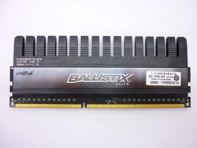 Оперативная память DDR3 8GB Crucial Ballistix Elite BLE8G3D1869DE1TX0, DIMM, PC3-15000, 1866MHz, CL9, 9-9-9-27, 1.5v, радиатор, XMP