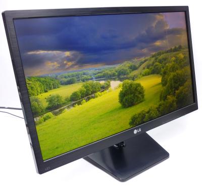 Монитор 23.5" LG 24M37D-B полоса 1920x1080 (16:9), LED, TN, 200 кд/м2, 1000:1, 5 мс, 170°/160°, Flicker free, VGA, DVI-D, HDMI переходник, БП, полоса битых пикселей