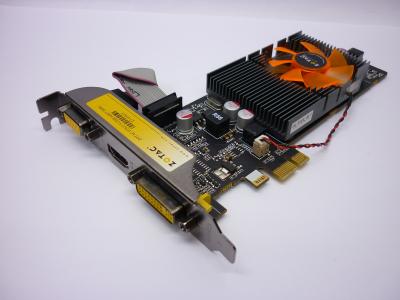 Видеокарта Zotac GeForce GT 610 512MB  512MB DDR3 64bit, DirectX 11, OpenGL 4.X, VGA, DVI-I, HDMI, PCI-E x1 2.0
