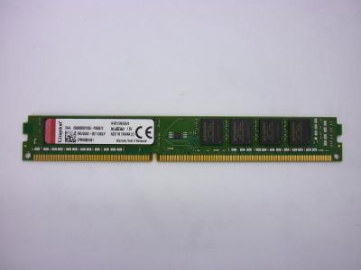 Оперативная память DDR3 4GB Kingston LowProfile  KVR13N9S8/4, DIMM, PC3-10600, 1333MHz, CL9, 9-9-9, 1.5v