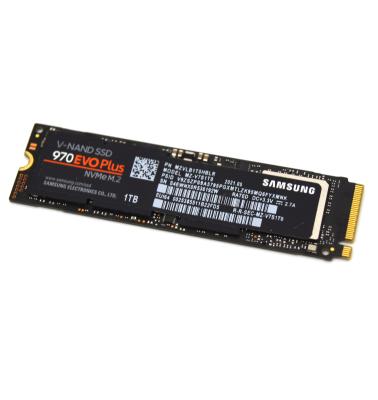 Твердотельный накопитель SSD 1TB M.2 NVMe Samsung 970 EVO Plus M.2 2280 M key, PCIe 3.0 x4, NVMe, V-NAND 3-bit MLC, 1GB DRAM, чтение/запись 3500/3300 MB/s, 600TBW, BOX, ресурс 92%