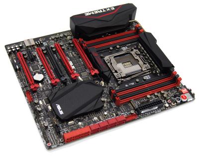 Материнская плата ASUS RAMPAGE V EXTREME LGA2011v3, 8xDDR4, 5x PCI-E, 12x SATA, 1x M.2, 10xUSB3.0, 2x USB3.1, 7.1CH HDA, GBE LAN, WF, BT, 24+8, E-ATX