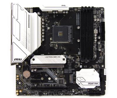 Материнская плата MSI MAG B550M Mortir Max WiFi AM4, 4xDDR4, 2xM.2, 6xSATA, 2x PCIe x16, 2x PCIe x1, USB2.0, USB3.0, USB-C, 2.5G LAN, WiFi, BT, 24+8pin, mATX