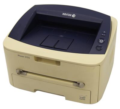 Принтер Xerox Phaser 3155 компактный, лазерный, монохромный, A4, USB, драйвера для Win7/10/11, пробег 37.5тыс.стр, новый картридж, кабели