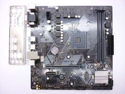 Материнская плата ASUS PRIME B450M-K AM4, AMD B450, 2xDDR4, M.2, 4x SATA, pcie x16, 2x pcie x1, 24+8pin, mATX, заглушкa
