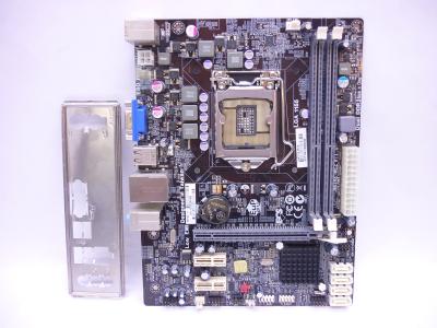Материнская плата ECS H61H2-M12 (V1.0) LGA1155, Intel H61, 2x DDR3, 4x SATA, 1x pcie x16, 2x pcie x1, 24+4pin, mATX, заглушка