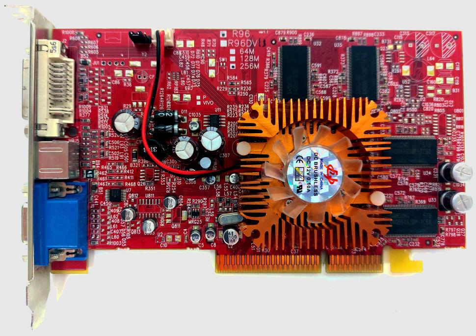 Видеокарта AGP ATI Radeon 9600 Pro (R96-HD3) 256MB DDR 128bit купить не ...