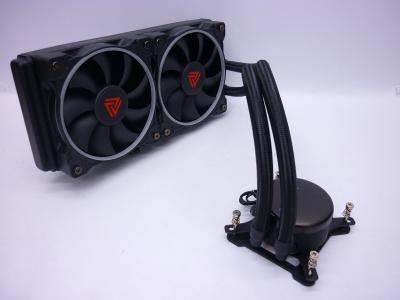 Система жидкостного охлаждения Fractal Design Lumen S24 RGB  TDP 200W, LGA 1200, 115x, 1366, 1700, 2xFAN 120mm, 900-2000 об/мин, 55.2 CFM, 16.3 ~ 33.5 дБА, 3/4-pin PWM, SATA