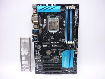 Материнская плата ASRock H97 Pro4 LGA1150, Intel H97, 4xDDR3, 6x SATA, 1x pcie x16, 3x pcie x1, 2x pci, 24+8 pin, ATX, заглушкa