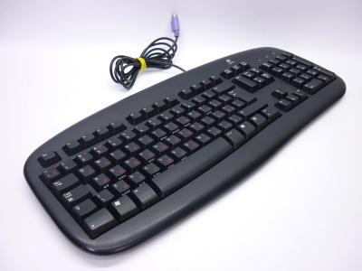 PS/2 клавиатура Logitech Deluxe Y-SU61 Ergo Чёрная, клавиш: 104