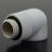 Угловой фитинг Barrow TWT90-v2.5 White