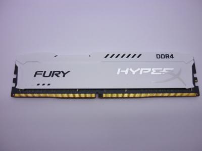 Оперативная память DDR4 16GB Kingston HyperX Fury HX421C14FW/16, DIMM, 2133 МГц, PC4-17000, XMP, 
14-14-14, 1.2В, радиатор