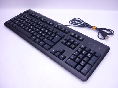 Клавиатура HP KU‑1156 проводная, мембранная, 104 клавиш, USB, кабель 1.5м