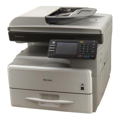 МФУ Ricoh Aficio MP 301sp Принтер/сканер/копир, лазерный ч/б, A4, 600 dpi, Duplex, ADF Duplex, 30 стр/мин, USB, LAN, пробег 16к, тонер 10%