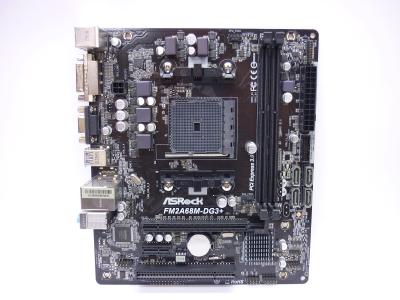 Материнская плата ASRock FM2A68M-DG3+ FM2, AMD A68H, 2xDDR3, 4x SATA, 1x pcie x16, 1x pcie x1, 1x pci, 24+4 pin, mATX, без заглушки