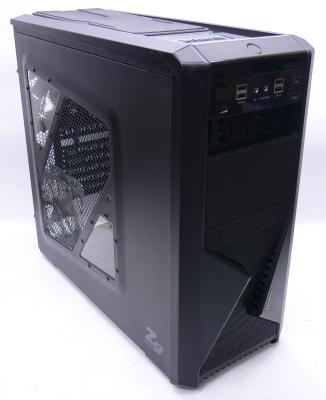 Корпус Zalman Z9 plus Midi-Tower, ATX, Micro-ATX, Mini-ITX, видео до 290 мм, front 4x USB 2.0, Audio, 4x FAN 120mm, материал сталь, окно