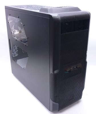 Корпус Thermaltake Dokker Miditower, ATX, видео до 320 мм, FAN 120mm, front 2x USB 2.0, 2x Audio, кредл HDD, материал: Сталь 0.7mm