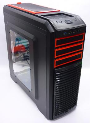 Корпус DeepCool KENDOMEN RD ATX без БП Miditower, ATX, видео до 290 мм, кулер до 153 мм, front 2x USB 2.0, 1x USB 3.0, 2x Audio, 5x FAN 120mm, материал сталь 0.6 мм