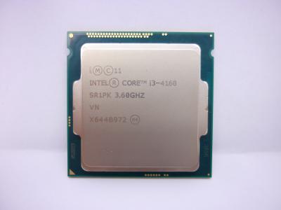 Процессор Intel Core i3-4160 LGA1150, 2x/4x 3.6 GHz, Haswell, cache 3MB, DDR3, HD Graphics 4400, 54W, SR1PK, OEM